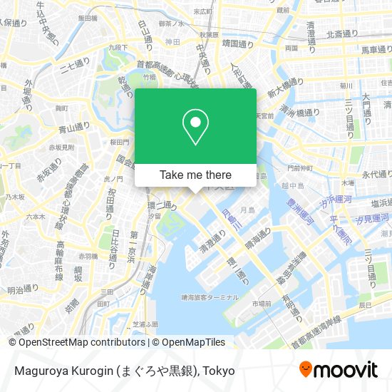 Maguroya Kurogin (まぐろや黒銀) map