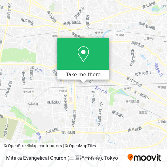 Mitaka Evangelical Church (三鷹福音教会) map