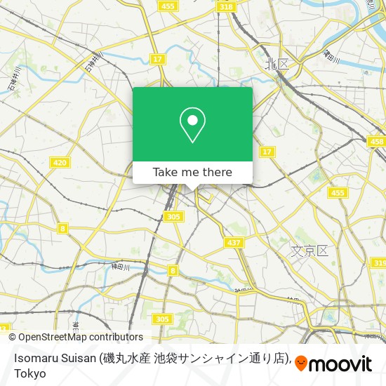 Isomaru Suisan (磯丸水産 池袋サンシャイン通り店) map