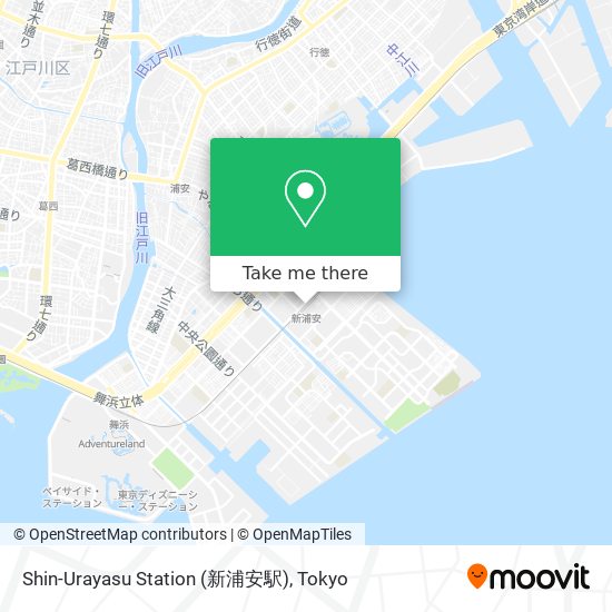 Shin-Urayasu Station (新浦安駅) map