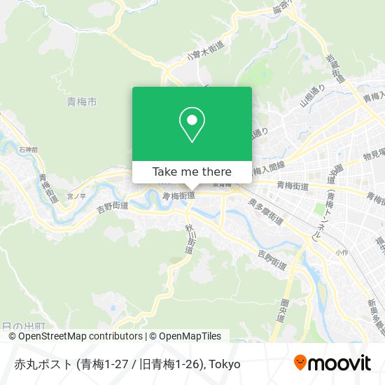 赤丸ポスト (青梅1-27 / 旧青梅1-26) map