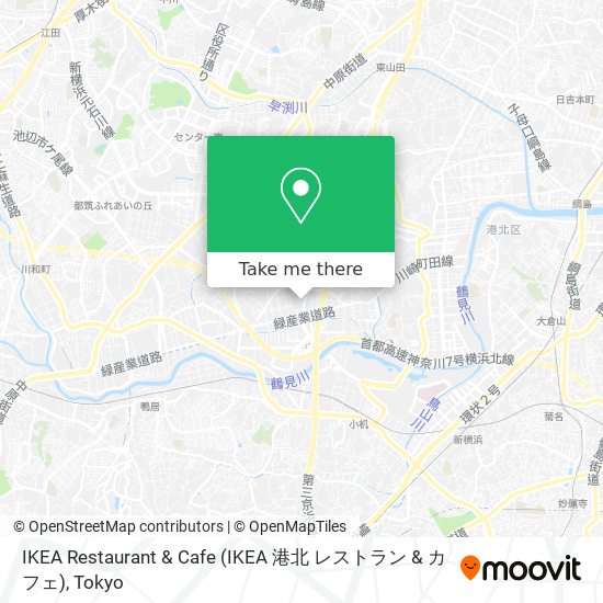 IKEA Restaurant & Cafe (IKEA 港北 レストラン & カフェ) map