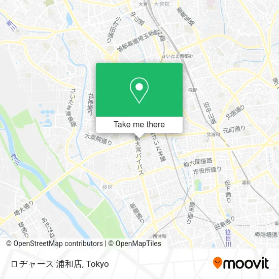 ロヂャース 浦和店 map