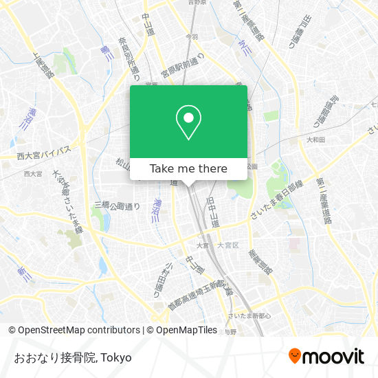 おおなり接骨院 map