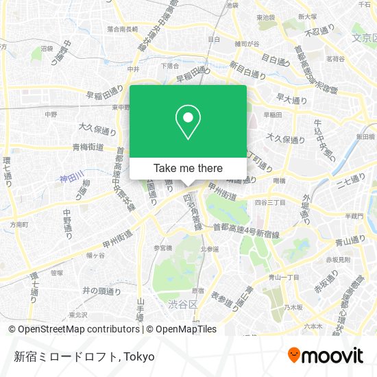 新宿ミロードロフト map