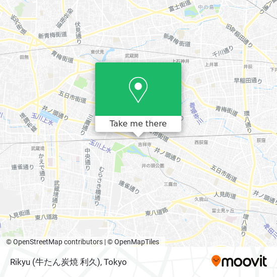 Rikyu (牛たん炭焼 利久) map