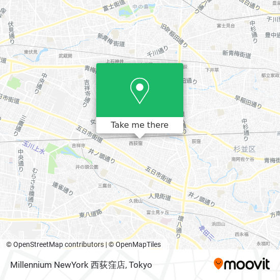 Millennium NewYork 西荻窪店 map