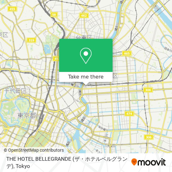 THE HOTEL BELLEGRANDE (ザ・ホテルベルグランデ) map