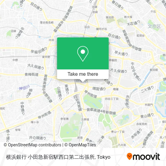 横浜銀行 小田急新宿駅西口第二出張所 map