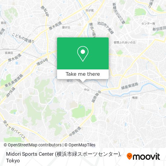 Midori Sports Center (横浜市緑スポーツセンター) map