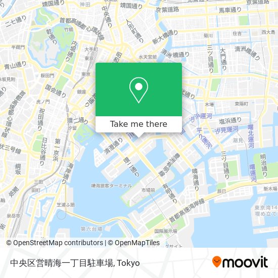 中央区営晴海一丁目駐車場 map