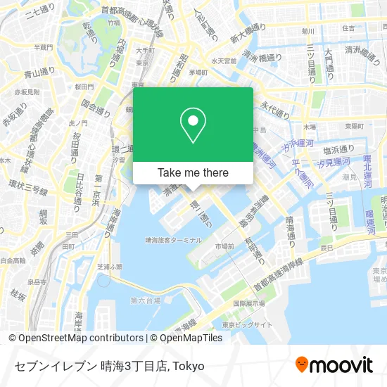 セブンイレブン 晴海3丁目店 map