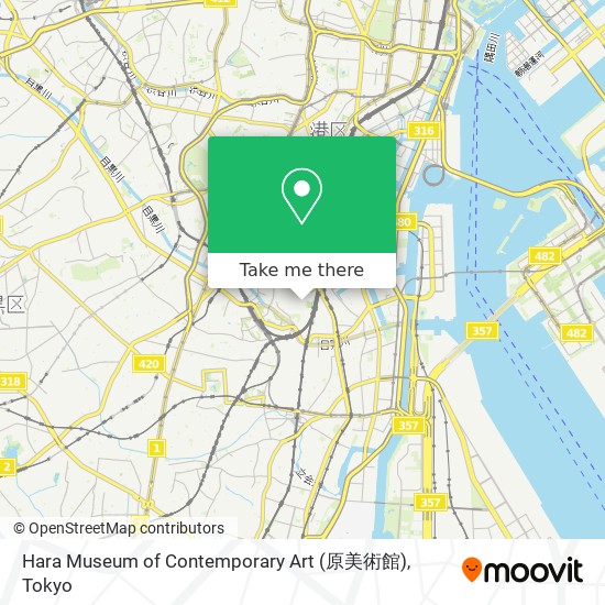 Hara Museum of Contemporary Art (原美術館) map