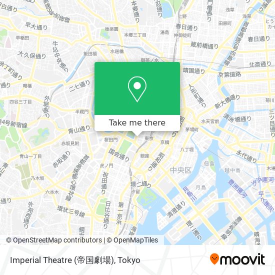 Imperial Theatre (帝国劇場) map