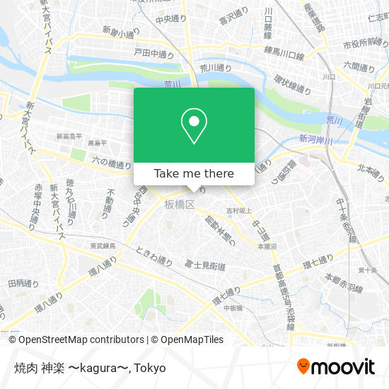 焼肉 神楽 〜kagura〜 map