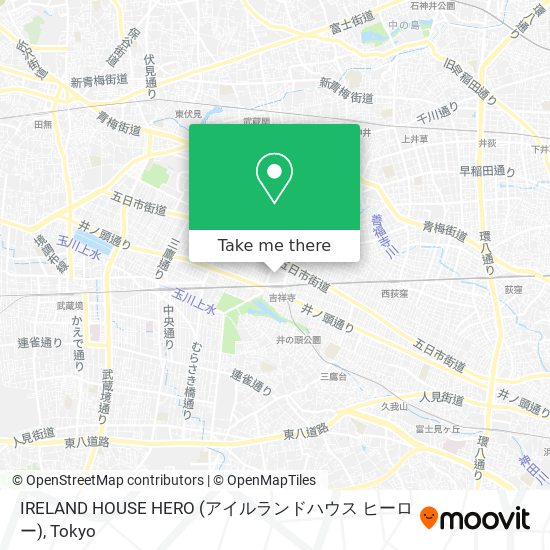 IRELAND HOUSE HERO (アイルランドハウス ヒーロー) map