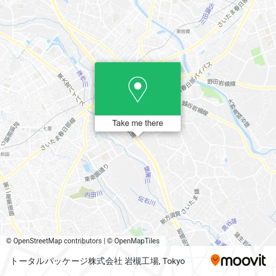 トータルパッケージ株式会社 岩槻工場 map