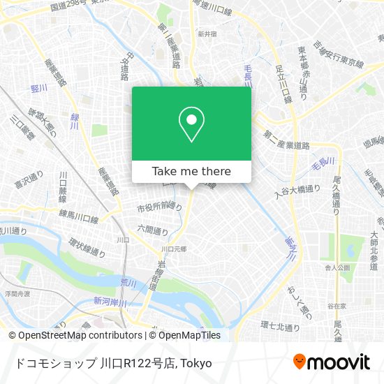 ドコモショップ 川口R122号店 map