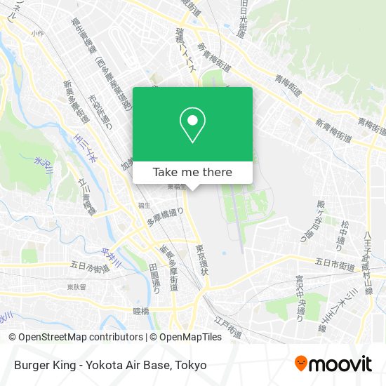 Burger King - Yokota Air Base map