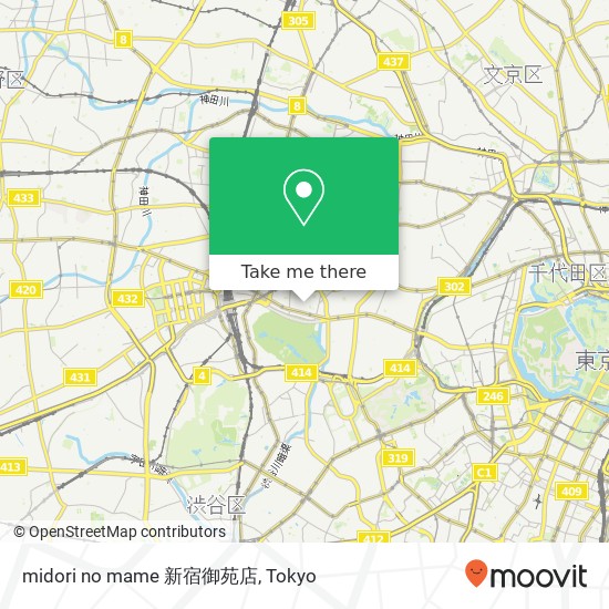 midori no mame 新宿御苑店 map