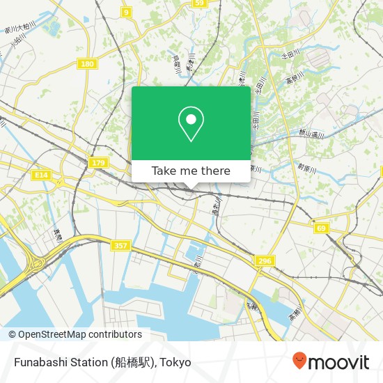 Funabashi Station (船橋駅) map