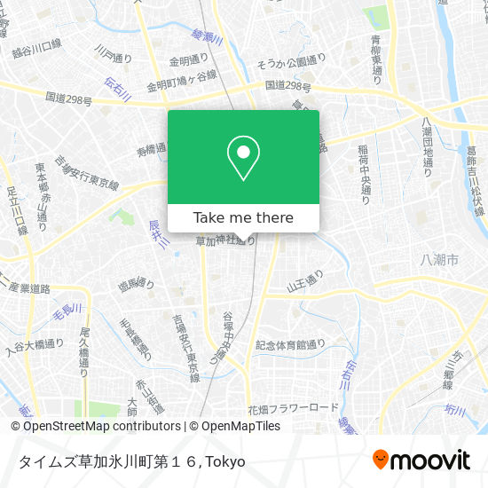 タイムズ草加氷川町第１６ map