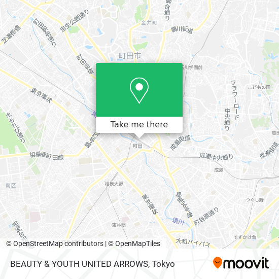 지하철 또는 버스 으로 町田市 에서 Beauty Youth United Arrows 으로 가는법 Moovit