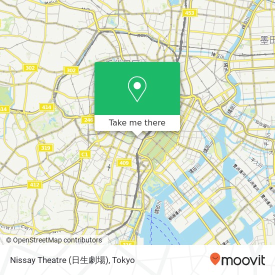 Nissay Theatre (日生劇場) map