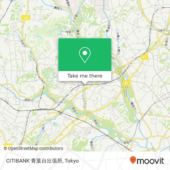 CITIBANK 青葉台出張所 map