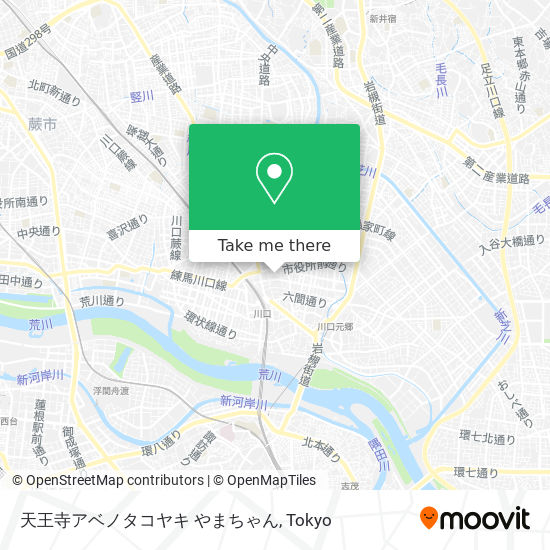 天王寺アベノタコヤキ やまちゃん map