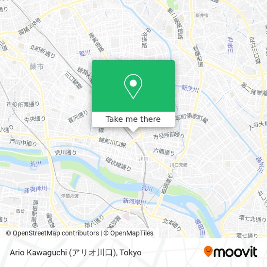 Ario Kawaguchi (アリオ川口) map