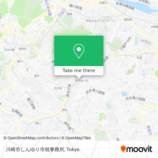 川崎市しんゆり市税事務所 map