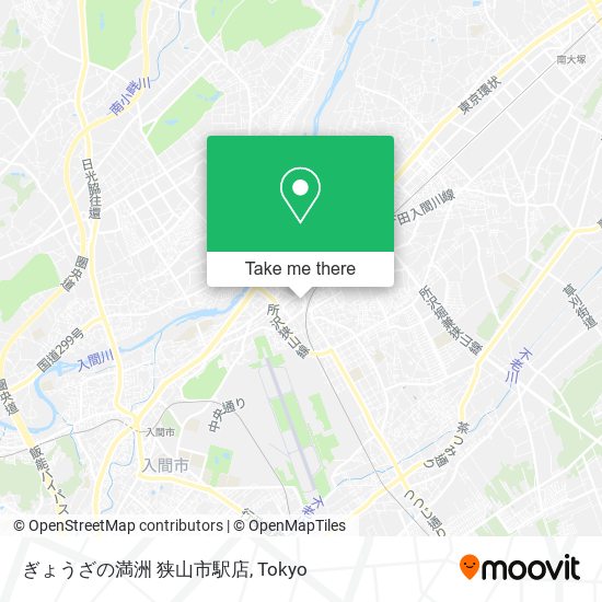 ぎょうざの満洲 狭山市駅店 map