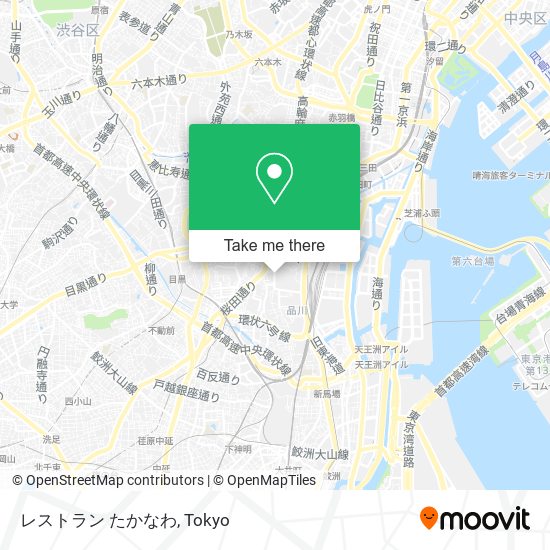 レストラン たかなわ map