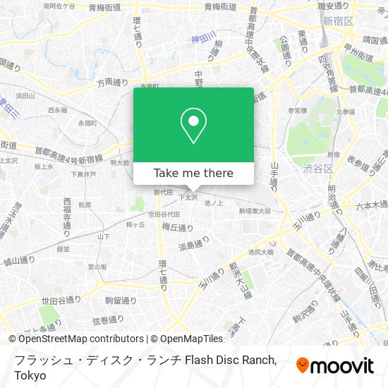 フラッシュ・ディスク・ランチ Flash Disc Ranch map