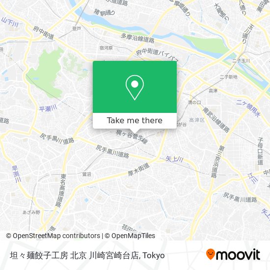 坦々麺餃子工房 北京 川崎宮崎台店 map