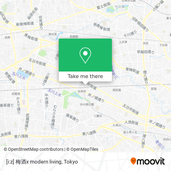 [i:z] 梅酒x modern living map