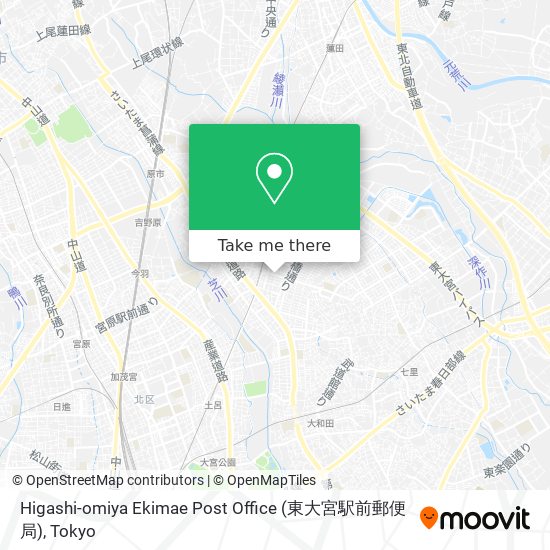 How To Get To Higashi Omiya Ekimae Post Office 東大宮駅前郵便局 In さいたま市 By Bus Or Metro