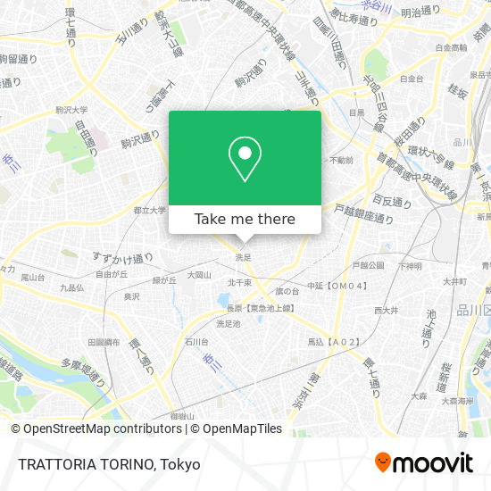 TRATTORIA TORINO map