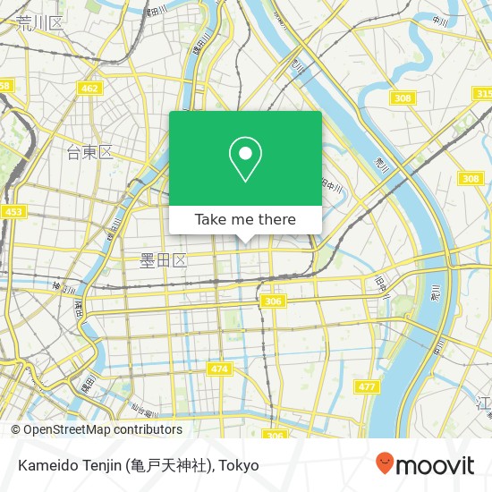 Kameido Tenjin (亀戸天神社) map