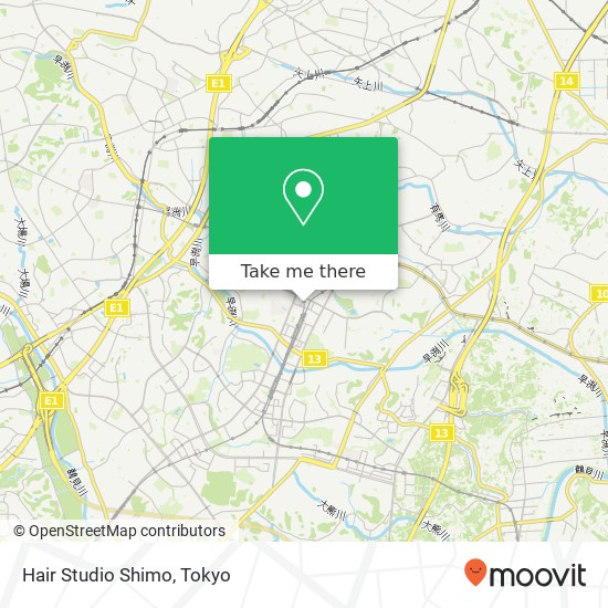 Hair Studio Shimo map