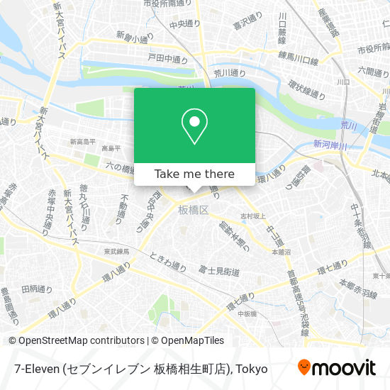 7-Eleven (セブンイレブン 板橋相生町店) map