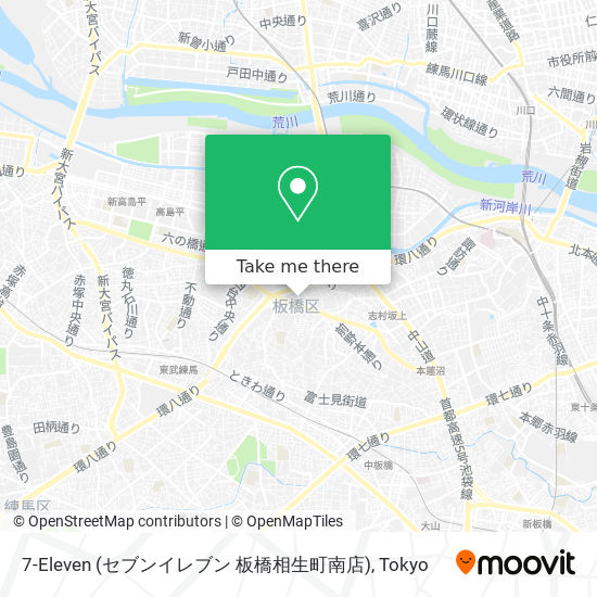 7-Eleven (セブンイレブン 板橋相生町南店) map