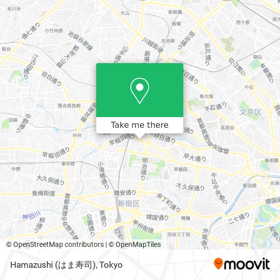 Hamazushi (はま寿司) map