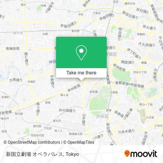 新国立劇場 オペラパレス map