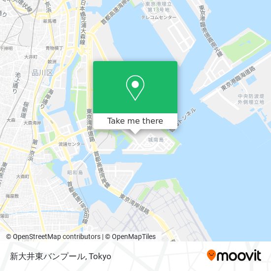 新大井東バンプール map