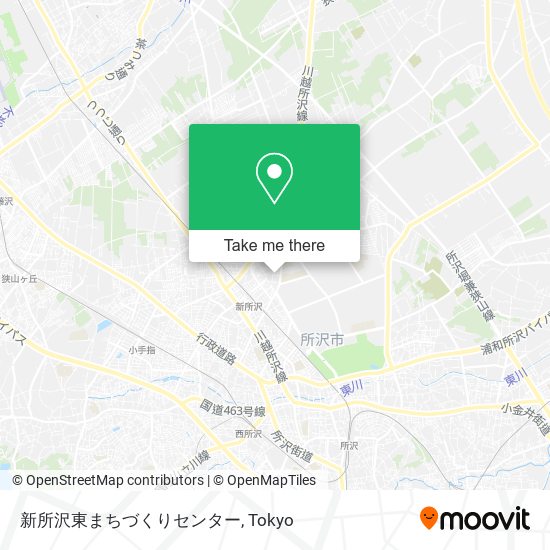 新所沢東まちづくりセンター map