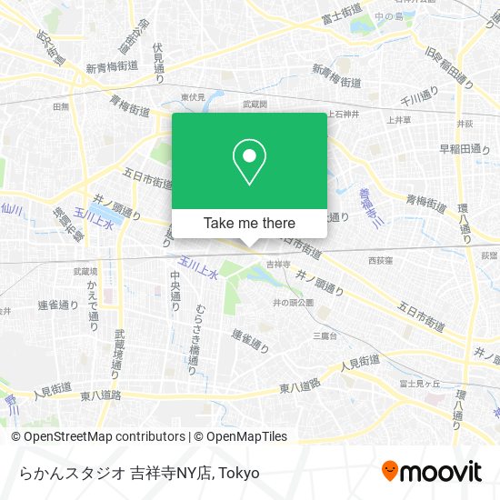 らかんスタジオ 吉祥寺NY店 map