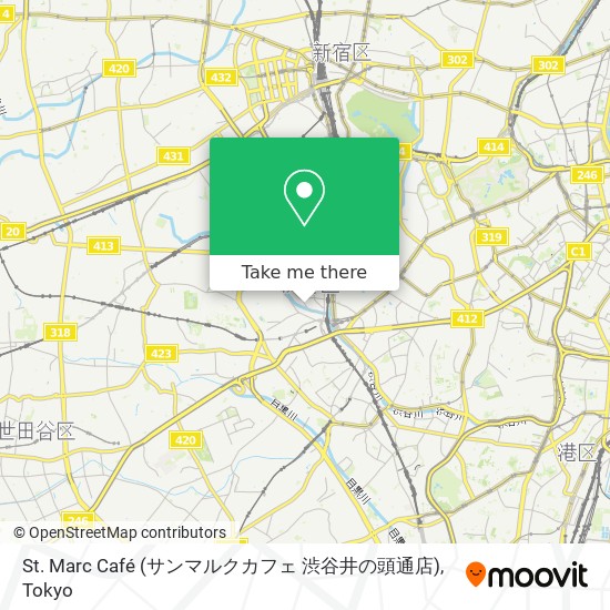 St. Marc Café (サンマルクカフェ 渋谷井の頭通店) map