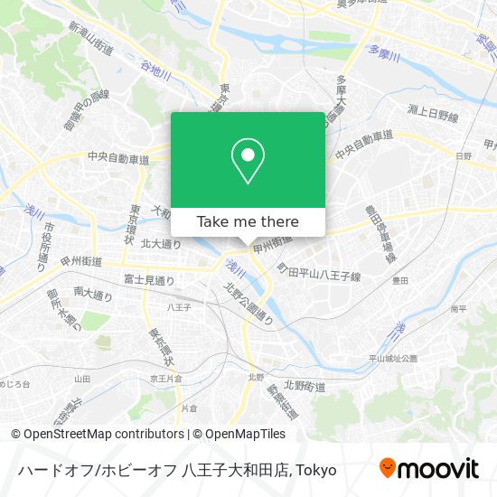 ハードオフ/ホビーオフ 八王子大和田店 map